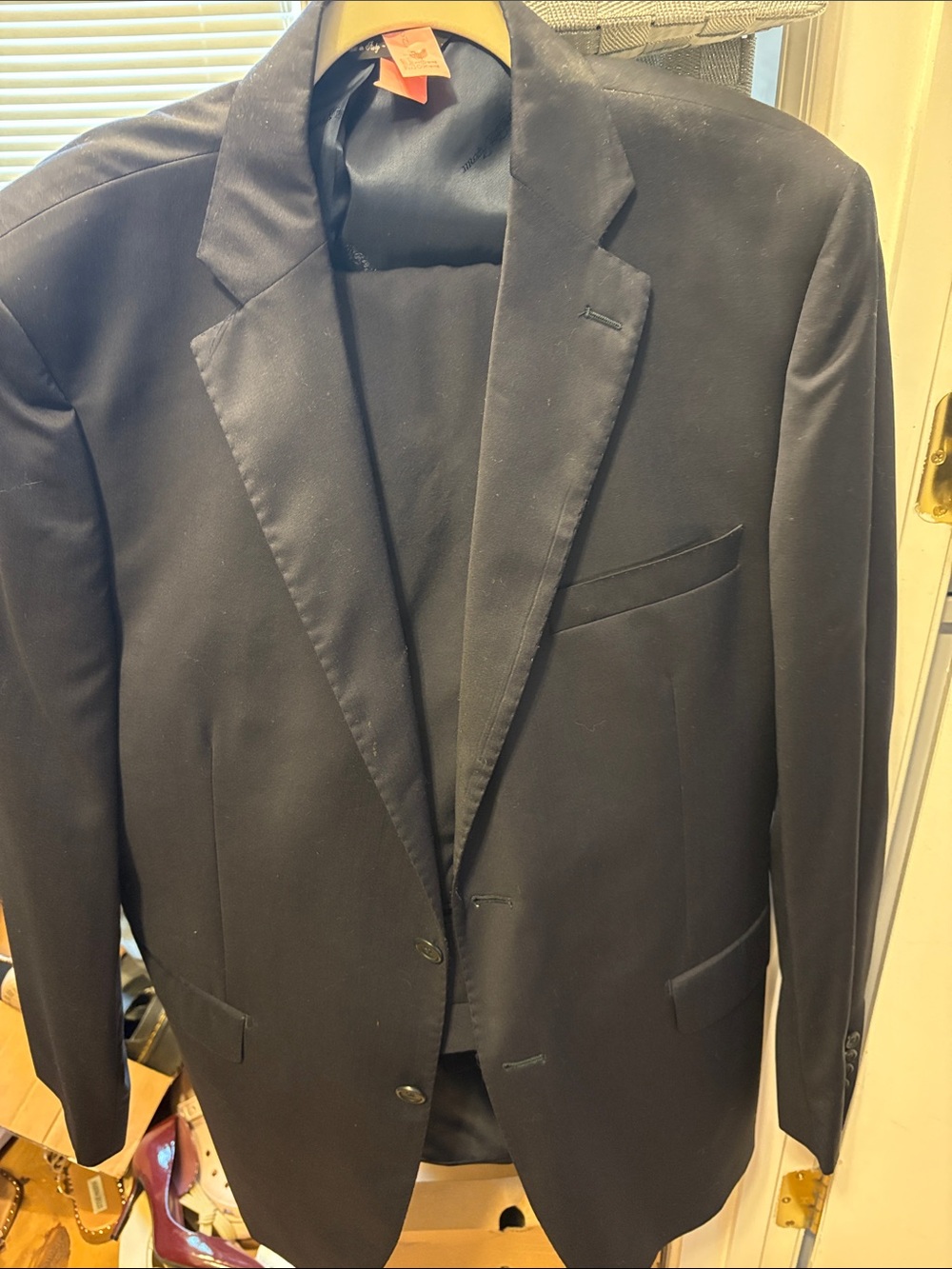 ermenegildo zegna suit Saks Fifth Avenue Black Men's Two-Button Tuxedo